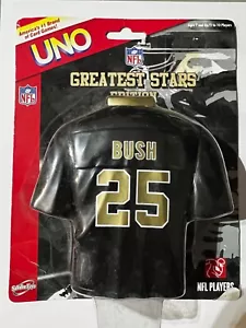 UNO Card Game Reggie Bush Greatest Stars Limited Edition NFL NEW ORLEANS SAINTS - Bild 1 von 2