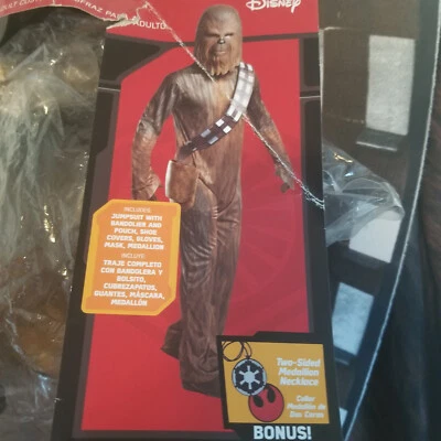 Disfraz Chewbacca Chewie Star Wars Halloween Adulto Pequeño/Mediano Nuevo 34-36 Foto 1 de 4