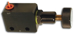 Black Adjustable Proportioning Valve in line bias street rod rat Ford GM Dodge A - Picture 1 of 1