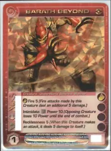 2x (CDP-029-RNDM) Barath Beyond (Random Stats) Chaotic Premium Pack Foil Card - Picture 1 of 1