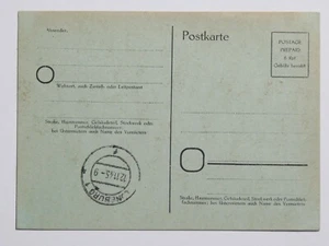 Alliierte Besetzung Behelfsganzsache P 709 Lüneburg 1 1945 * - Picture 1 of 2