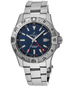 New Breitling Avenger Automatic GMT 44 Blue Dial Men's Watch A32320101C1A1 - Picture 1 of 5