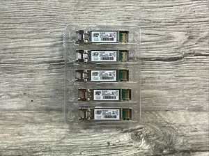 Lot 5 Cisco SFP-10G-SR Transceiver USED with Holograms #M-7 - Picture 1 of 3