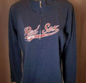 NWT GFS Coed Boston Red Sox 1/4 Zip Women’s, Blue, 2XL 50.00 MSRP - Picture 1 of 5