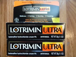 Lotrimin ULTRA 1.1oz 30g Antifungal Cream - PACK OF TWO - New - Best price!