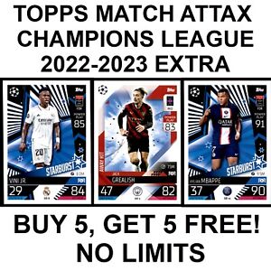 TOPPS MATCH ATTAX 2022-2023 22/23 EXTRA **Please Select Cards**