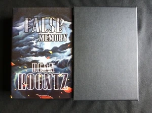 FALSE MEMORY Dean Koontz SIGNED LIMITED 1st ED SLIPCASE Cemetery Dance - Picture 1 of 5