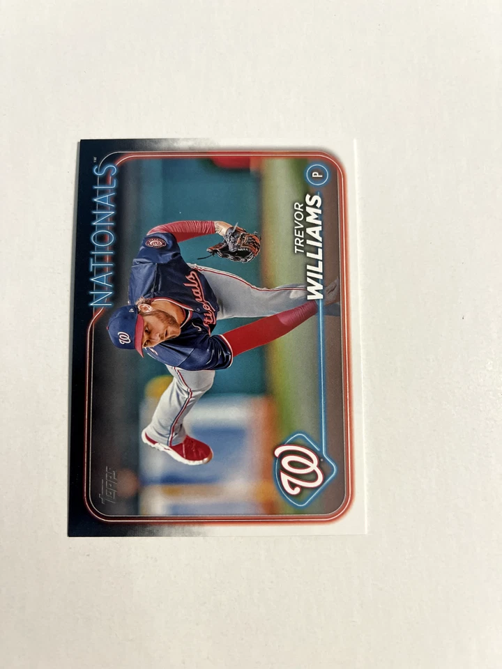 Topps 2024 Baseball Trevor Williams Washington Nationals Pitcher #US177 - 1 Card - Image 1 of 1