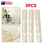 1/2/3/5x Embossed Textured Floral Wallpaper Wall Sticker Self-adhesive Decor Au