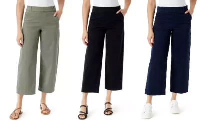 Gloria Vanderbilt Women's Wide Leg Cropped Pants - Image 1 of 4