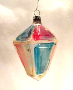 VINTAGE LANTERN ORNAMENT UNSILVERED WEST GERMANY🎄 #2 - Picture 1 of 3