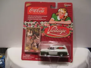 JOHNNY LIGHTNING JL WHITE LIGHTNING COCA-COLA VINTAGE 1955 FORD PANEL VAN - Picture 1 of 2
