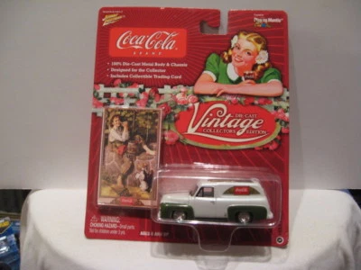 JOHNNY LIGHTNING JL WHITE LIGHTNING COCA-COLA VINTAGE 1955 FORD PANEL VAN  - Image 1 of 2
