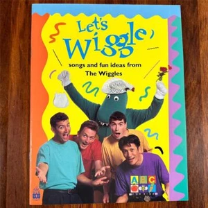 1996 Let's Wiggle - Songs and Fun Ideas from the Wiggles Book & Original Line-up - Picture 1 of 14