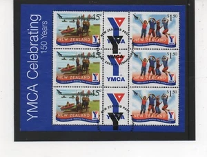New Zealand 2005 Community Organisations YMCA Anniversary Miniature Sheet used - Picture 1 of 1