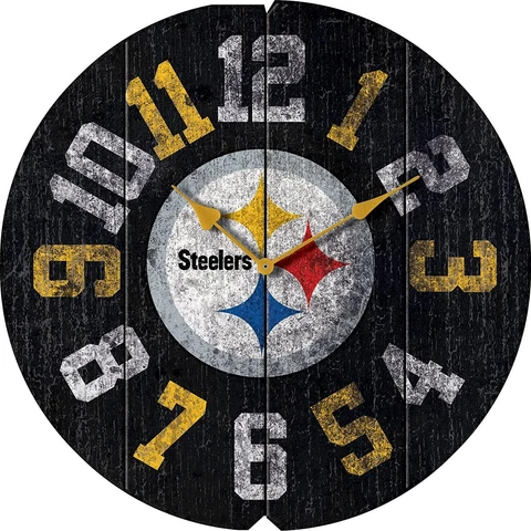 NFL Pittsburgh Steelers Vintage Wall Clock Cover