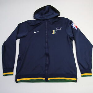 Utah Jazz Nike NBA Authentics DriFit Jacket Men's Navy Used