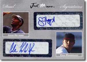 JASON HEYWARD * Cole Rohrbough * Autograph Rookie SILVER Auto #/25