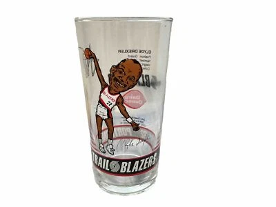 Vidrio de coleccionista Portland Trailblazers Dairy Queen 1991-1992 CLYDE DREXLER NUEVO Foto 1 de 2