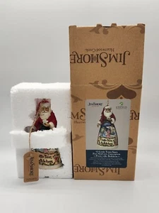 Jim Shore O'Little Town Santa 2022 Enesco Ornamento Heartwood Creek 6011492 Caja - Imagen 1 de 9