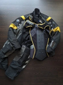 Men BMW Rallye 3 Textile Motorcycle 2 Piece Suit Jacket US 46 Pants US 48 Riding - Picture 1 of 24