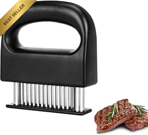 48 Blade Meat Tenderizer Tool for Beef Pork Turkey Chicken BBQ Cooking - Picture 1 of 12