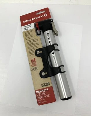 Blackburn Mammoth 2 Stage Anyvalve Mini Pump - New - Image 1 of 4