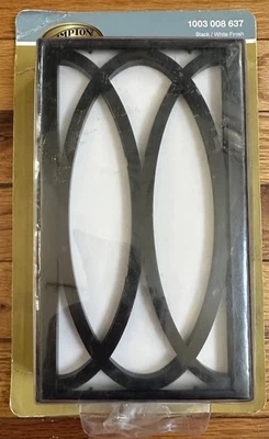 Hampton Bay Wireless or Wired Door Bell in Black Frame with White Insert. - Image 1 of 4