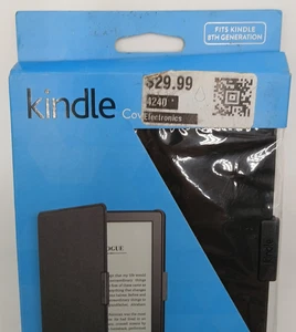 Amazon Kindle Cover Black Fits 8th Generation Official Case Magnetic Auto Wake - Picture 1 of 24