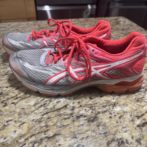 ASICS T764N 9601 Gel Flux 4 scarpe sneakers da corsa donna grigio rosa taglia 9 5 Cpix