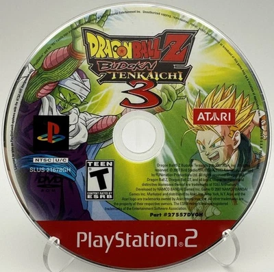 Dragon Ball Z: Budokai Tenkaichi 3 [Greatest Hits] (Sony PS2, 2007) disco testato - Immagine 1 di 2
