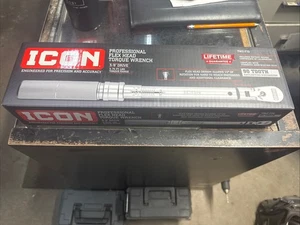 Icon 3/8" Antrieb 90T Profi Flex Head Drehmomentschlüssel TW2-F75 #58953 NEU - Bild 1 von 6