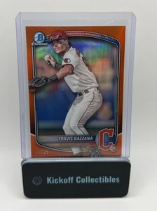 Bowman 2025 - Chrome Prospects Travis Bazzana #BCP-131 refractor naranja/25 (RC) - Imagen 1 de 2