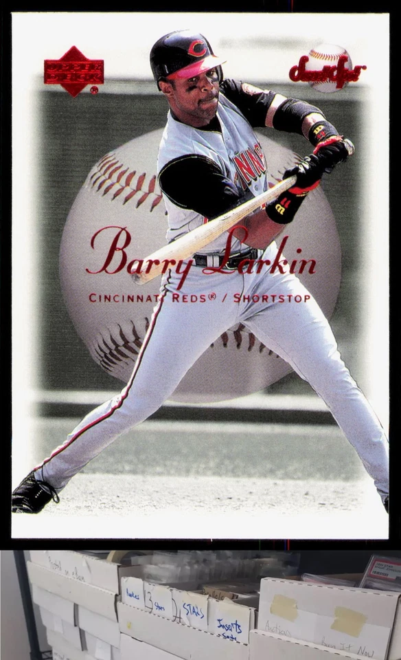 2001 Upper Deck Sweet Spot #58 Barry Larkin - DAD - Image 1 of 2