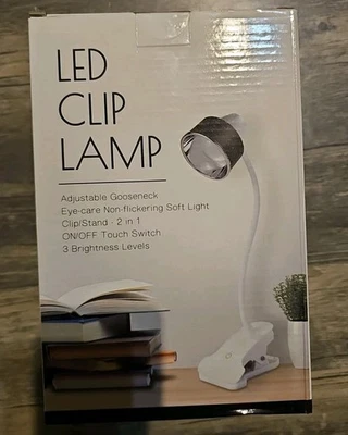Clipled Led Clip Lamp  3 Brightness Levels 4 Watts - Image 1 of 4