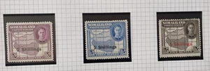 Protectorado de Somalilandia KGVI 1951 nueva moneda x3 recargos MNH - Imagen 1 de 1