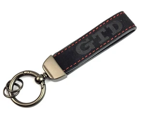 Llavero de cuero Key Chain negro GTD - Imagen 1 de 2