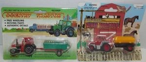 2 Die Cast Tractors MIP: Welly Country Tractor , Pic Farm Tractor - Picture 1 of 2