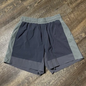 lululemon X ROBERT GELLER Take the Moment Lined Short 6" Gray / Blue | S - Picture 1 of 6