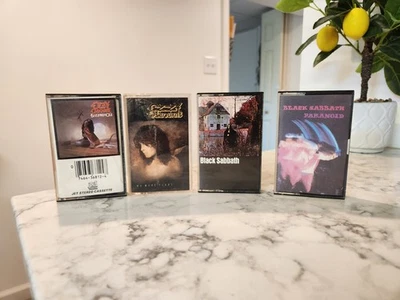 Lot Of Black Sabbath Ozzy Osbourne Cassette Tapes Paranoid Blizzard Of Oz Tears - Image 1 of 4