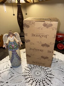 Jim Shore Heartwood Creek BEHOLD Blue Angel For Nativity—Original Box—9”-4010365 - Picture 1 of 18