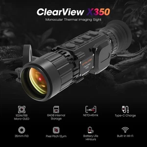 GTGUARD 384×288 Wärmezielfernrohr für die Jagd 1024×768 Micro-OLED 35mm Objektiv - Bild 1 von 14