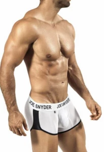 New Joe Snyder White Mesh Activeware Boxer Brief Small S - Picture 1 of 3