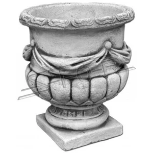 Solid Cast Stone Planter Flower Box Trough Planter Flower Pot Instant - Picture 1 of 1
