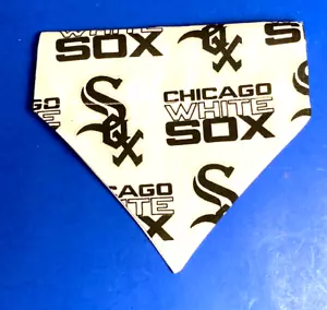 Over Collar SlideOn Pet Dog Cat Bandana Scarf CHICAGO WHITE SOX SMALL/ MED - Picture 1 of 1