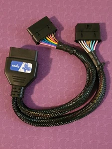 OBD2 Splitter for Ford and for GM B54 OBDII Splitter 2 Way Extension Cable - Picture 1 of 4