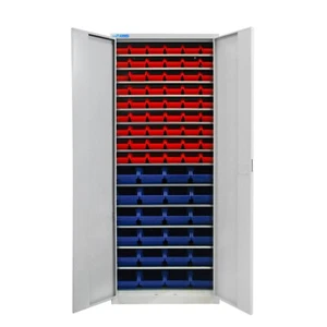 ADB Werkzeugschrank Werkstattschrank Metallschrank mit 78 Sichtlagerkästen - Bild 1 von 4