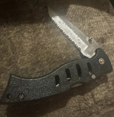 NAVAJA DE BOLSILLO "BOINA VERDE U.S.A." SUPER BONITA VINTAGE CUBIERTOS ESCARCHA Foto 1 de 4