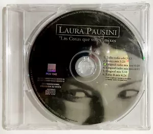 LAURA PAUSINI Las Cosas Que Vives Mixes CD PROMO Single NEW SEALED 1997 MEXICO - Picture 1 of 3