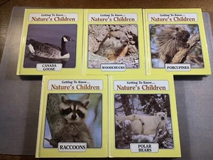 (8) Lot Scholastic Getting To Know Nature’s Children Our Wildlife World Books - Picture 1 of 3